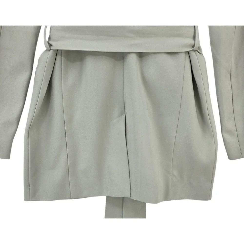 7 For All Mankind Womens S Light Green Belted Blazer Jacket‎ - Picture 6 of 15
